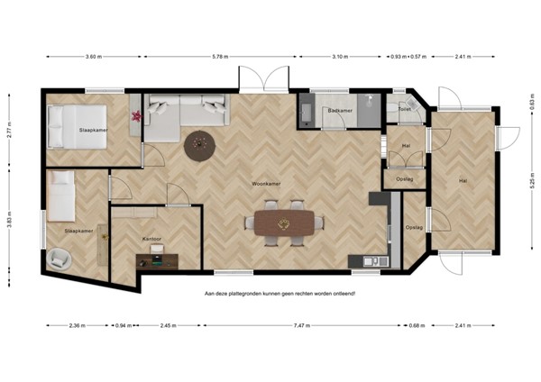 Floorplan - Dorpsplein 4, 4505 AR Zuidzande